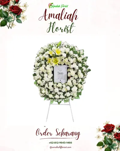Krans Bunga Duka Cita di Kedung Badak