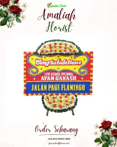 Bunga Papan Congratulation di Kedung Badak